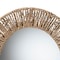 Bali & Pari Elwyn Modern Bohemian Metal and Natural Brown Seagrass Accent Wall Mirror 240-13464-ZORO - alternate 3